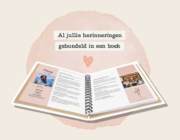 maak in een paar simpele stappen een waardevol herinneringsboek